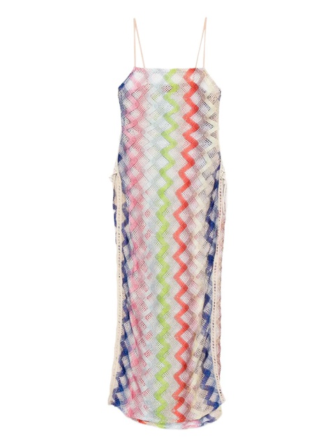 Missoni zig-zag knit beach dress - Pink - zdjęcie produktu nr 1