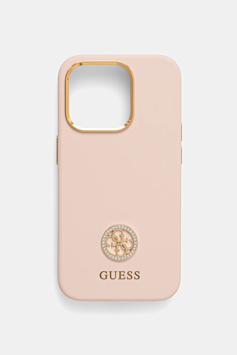 Guess etui na telefon iPhone 15 Pro 6.1" kolor różowy GUHCP15LM4DGPP - zdjęcie produktu nr 1