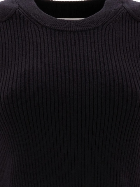 MARANT ÉTOILE ribbed panelled sweater - Black - zdjęcie produktu nr 2