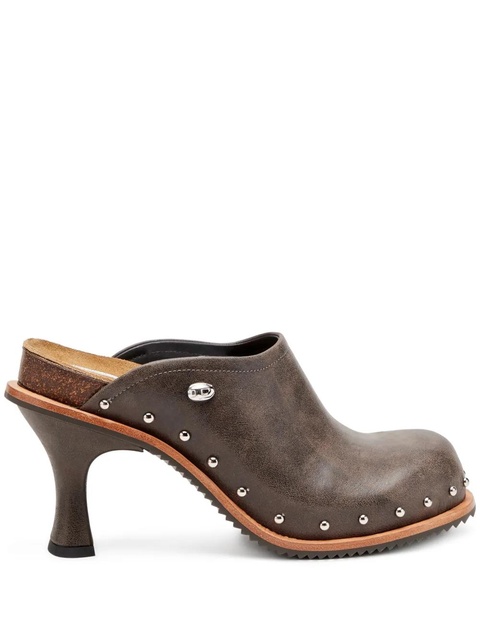Diesel 80mm D-Woodstock mules - Brown - zdjęcie produktu nr 1