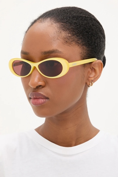 Jacquemus okulary przeciwsłoneczne NUVOLA damskie kolor żółty JAC135C4SUN - zdjęcie produktu nr 1