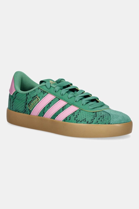 adidas sneakersy skórzane VL Court 3.0 damskie kolor zielony JR8668 - zdjęcie produktu nr 1