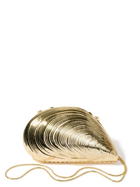 Simkhai Bridget shell-shapped clutch - Gold - zdjęcie produktu nr 1