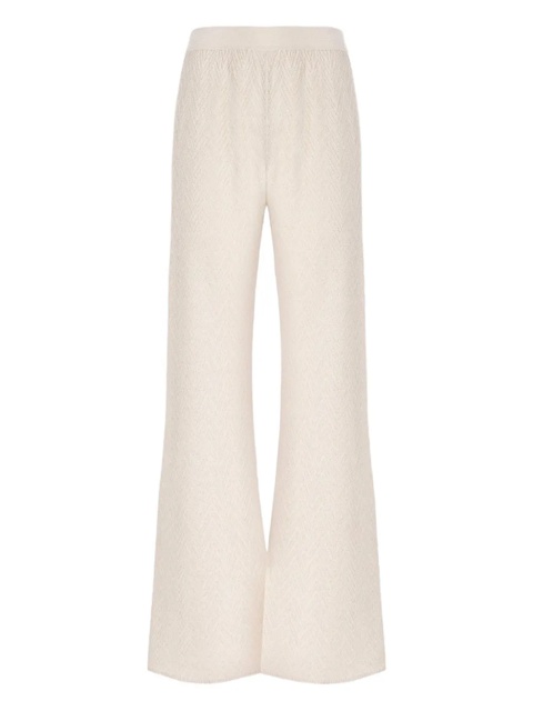 Missoni zigzag pattern flared trousers - Neutrals - zdjęcie produktu nr 1