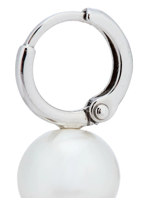 Simone Rocha pearl hoop earrings - Silver - zdjęcie produktu nr 2