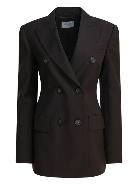Sportmax Adamo double-breasted wool blazer - Brown - zdjęcie produktu nr 1