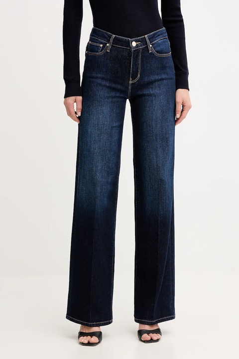 Guess jeansy z domieszką kaszmiru damskie kolor granatowy W5BA96 D4U54 - zdjęcie produktu nr 1