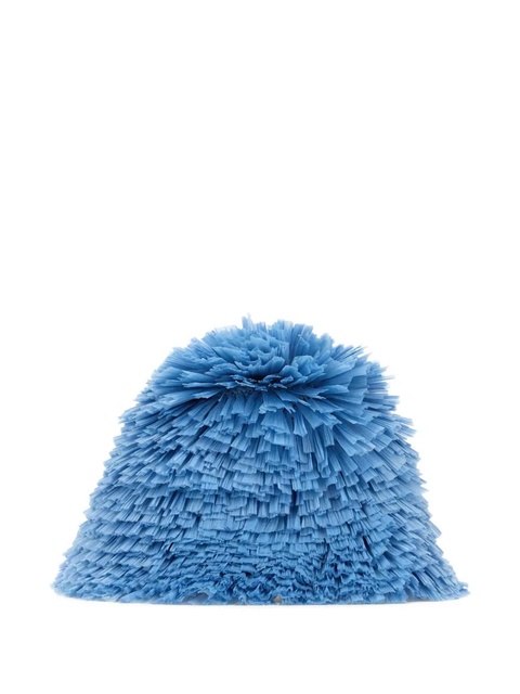 Prada logo-plaque hat - Blue - zdjęcie produktu nr 2