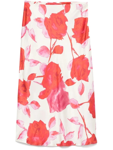 Blumarine floral-print midi skirt - Neutrals - zdjęcie produktu nr 1