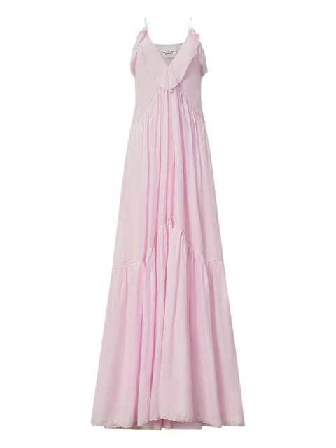 MARANT ÉTOILE Vasma ruffled maxi dress - Pink - zdjęcie produktu nr 1