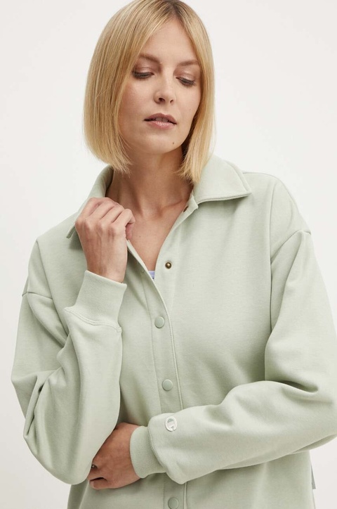 Champion bluza damska kolor zielony gładka E10004 - zdjęcie produktu nr 1