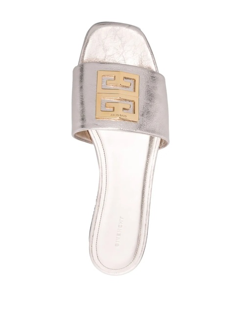 Givenchy 4G-motif leather sandals - Gold - zdjęcie produktu nr 2