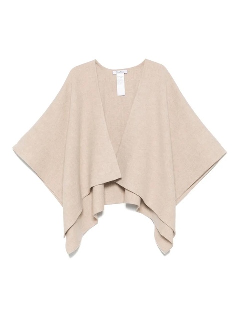 Max Mara asymmetric-hem poncho - Neutrals - zdjęcie produktu nr 1