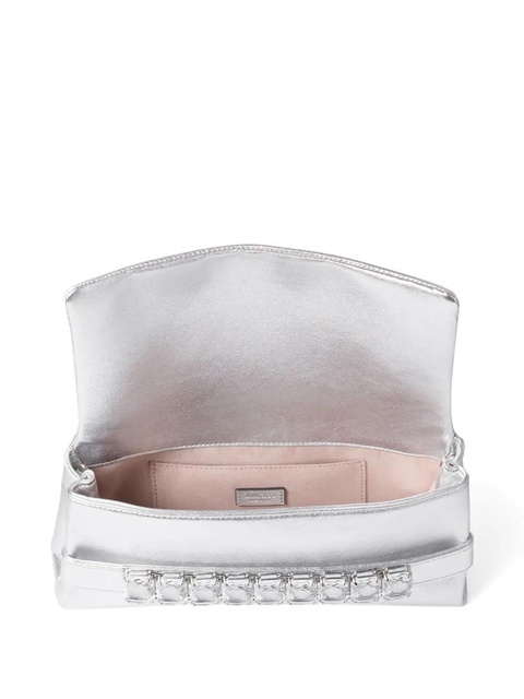 Jimmy Choo Kya clutch bag - Silver - zdjęcie produktu nr 2