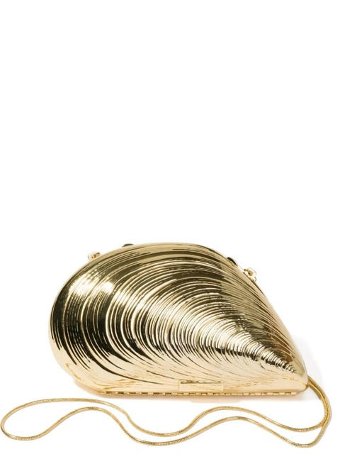 Simkhai shell-shaped clutch bag - Gold - zdjęcie produktu nr 1