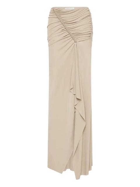 Christopher Esber Shibari ruched maxi skirt - Neutrals - zdjęcie produktu nr 1