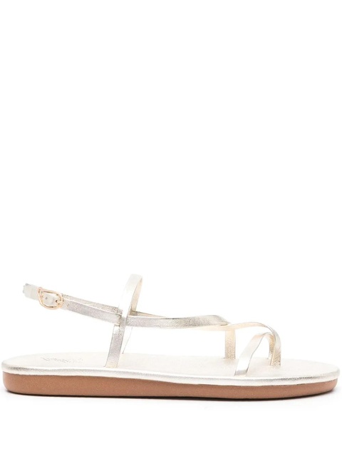 Ancient Greek Sandals Alethea flat leather sandals - Gold - zdjęcie produktu nr 1