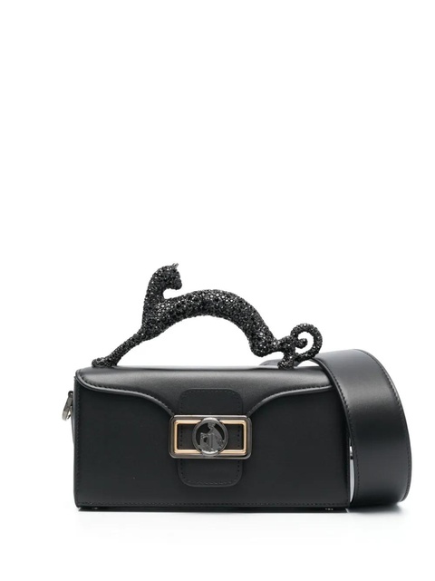 Lanvin Pencil Cat rhinestone-embellished shoulder bag - Black - zdjęcie produktu nr 1