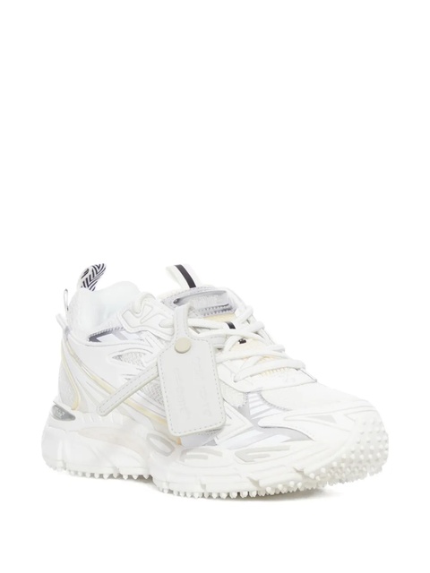 Off-White leather-tag lace-up sneakers - zdjęcie produktu nr 1