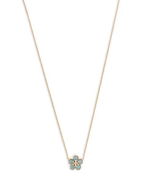 Tory Burch floral-embellished necklace - Gold - zdjęcie produktu nr 2