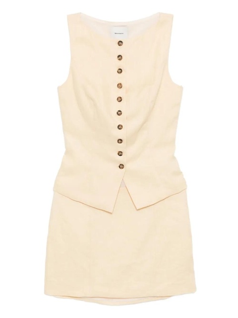 Reformation Lina linen two piece - Yellow - zdjęcie produktu nr 1