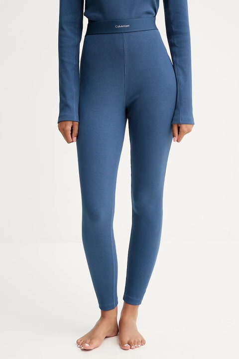 Calvin Klein Underwear legginsy lounge kolor granatowy gładkie 000QS7220E - zdjęcie produktu nr 1