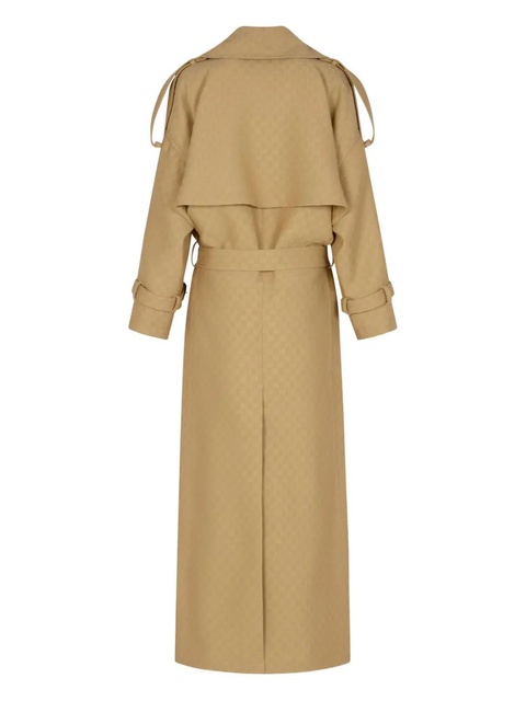 Gucci double-breasted trench coat - Brown - zdjęcie produktu nr 1