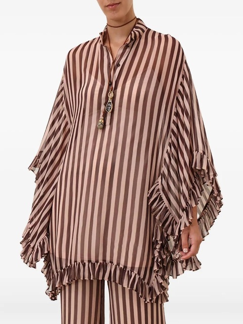 ZIMMERMANN Balance tunic top - Brown - zdjęcie produktu nr 1