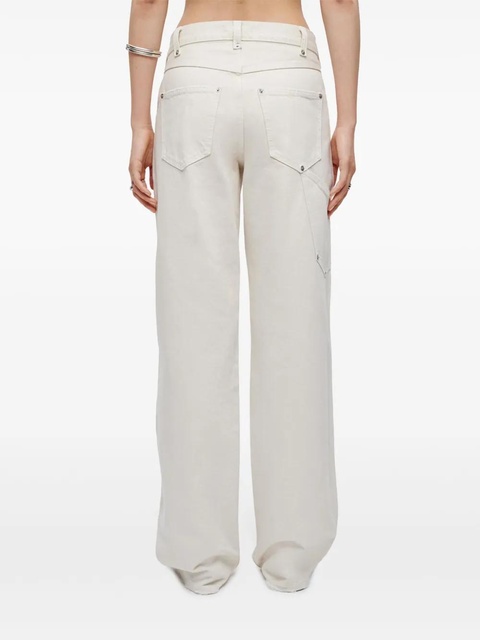 RE/DONE mid-rise straight-leg jeans - White - zdjęcie produktu nr 2