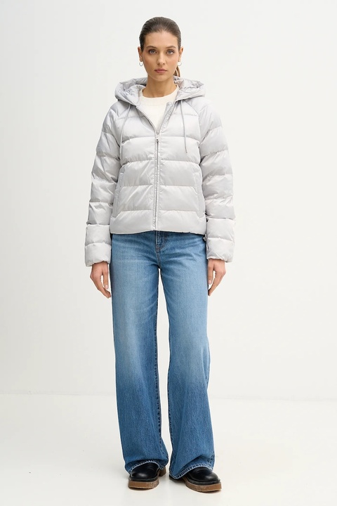 Calvin Klein Jeans kurtka kolor szary przejściowa LV047E509G - zdjęcie produktu nr 2