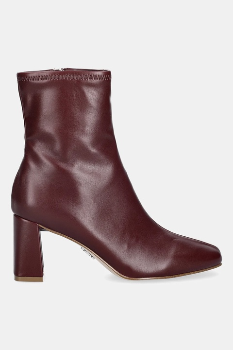 Steve Madden botki Hurst damskie kolor bordowy na słupku 11003498 - zdjęcie produktu nr 2