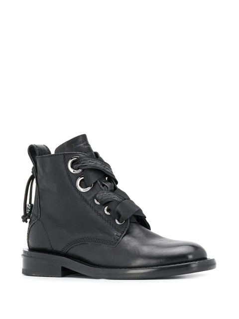 Zadig&Voltaire lace-up 30mm ankle boots - Black - zdjęcie produktu nr 1