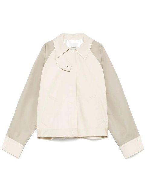 SANDRO cotton jacket - Brown - zdjęcie produktu nr 1