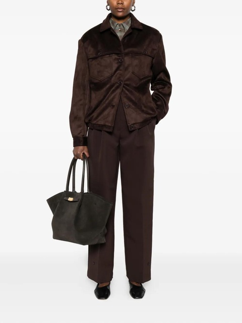 The Frankie Shop button-fastening darted trousers - Brown - zdjęcie produktu nr 1