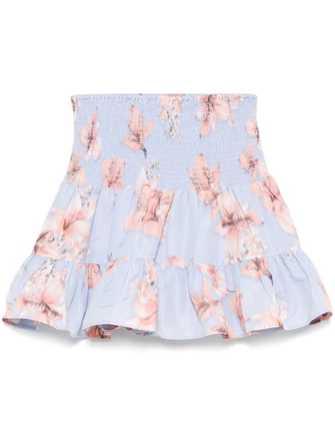 Maje floral-print mini skirt - Blue - zdjęcie produktu nr 1