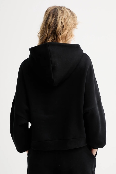 MUUV. bluza MUUV. x Answear damska kolor czarny z kapturem melanżowa - zdjęcie produktu nr 2