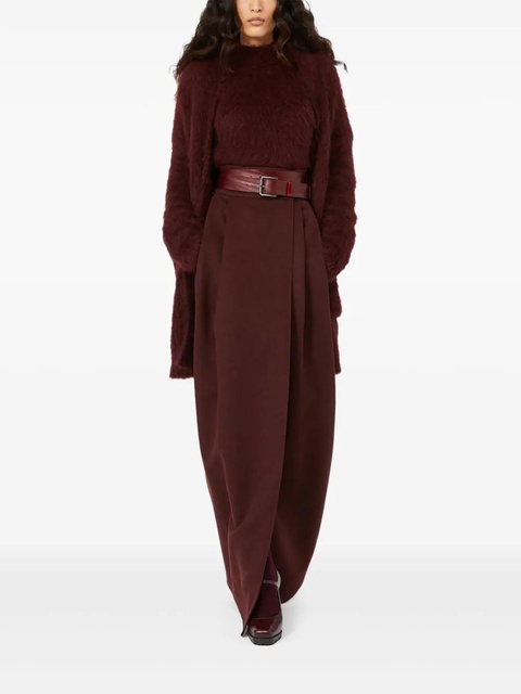 Max Mara pleated wrap skirt - Red - zdjęcie produktu nr 1
