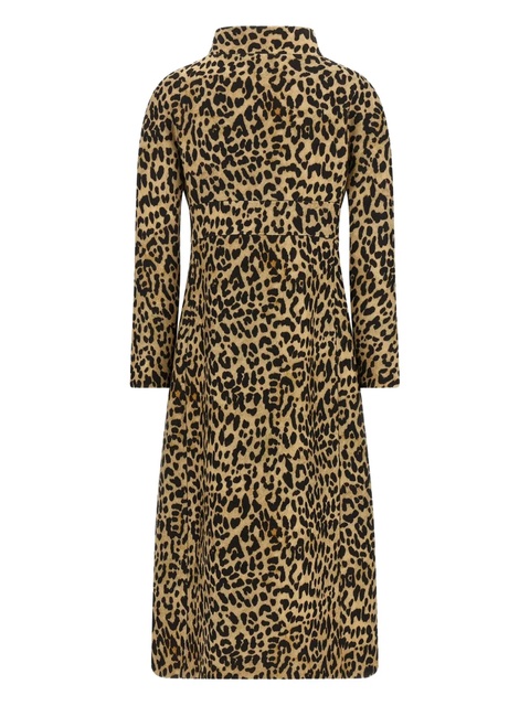 Valentino Garavani animal-print jewel-button coat - Brown - zdjęcie produktu nr 2