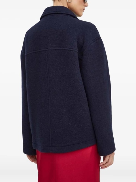 American Vintage button-fastening patch-pocket jacket - Blue - zdjęcie produktu nr 2