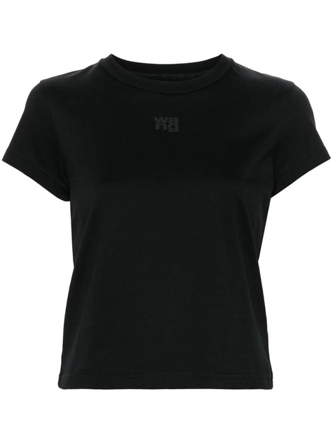 Alexander Wang logo-print cotton T-shirt - Black - zdjęcie produktu nr 1