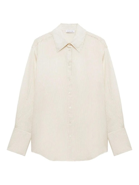 ANINE BING striped shirt - White - zdjęcie produktu nr 1