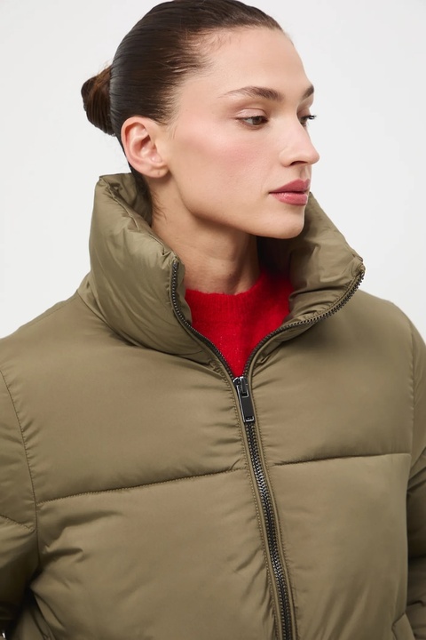 Medicine kurtka damska kolor zielony zimowa oversize - zdjęcie produktu nr 2