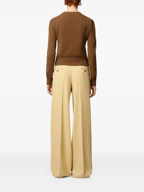 AMI Paris ribbed crew-neck sweater - Brown - zdjęcie produktu nr 2