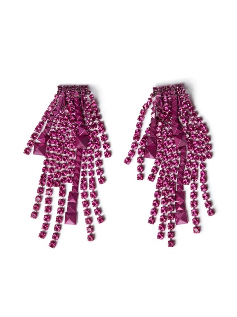 Valentino Garavani Brightrain crystal earrings - Pink - zdjęcie produktu nr 1