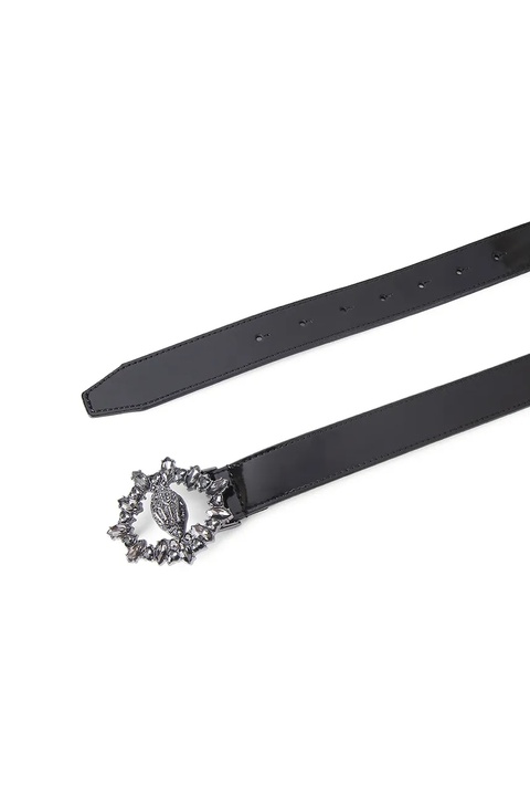 Kurt Geiger London pasek skórzany Chelsea damski kolor czarny 5412500309 - zdjęcie produktu nr 1