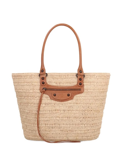 Balenciaga small Le City Basket tote bag - Neutrals - zdjęcie produktu nr 1