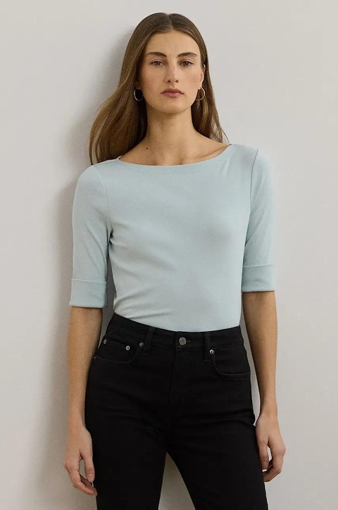 Lauren Ralph Lauren t-shirt damski kolor niebieski 200654963 - zdjęcie produktu nr 1