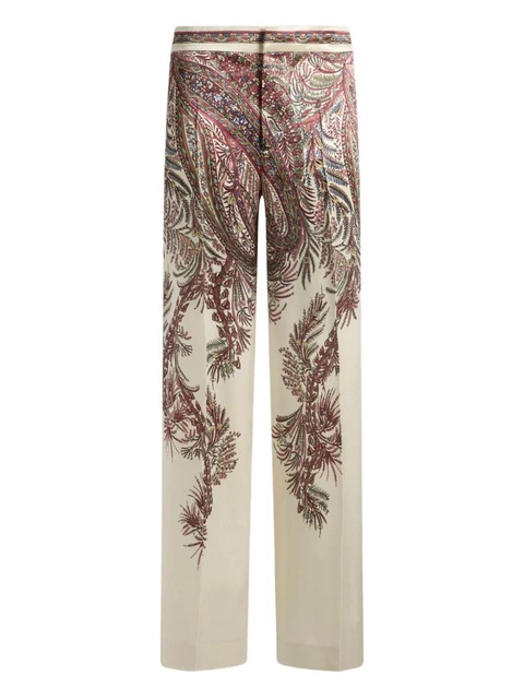 ETRO paisley-print trousers - Red - zdjęcie produktu nr 1
