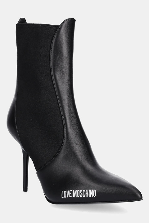 Love Moschino botki damskie kolor czarny na szpilce JA21059G1NIA0000 - zdjęcie produktu nr 1