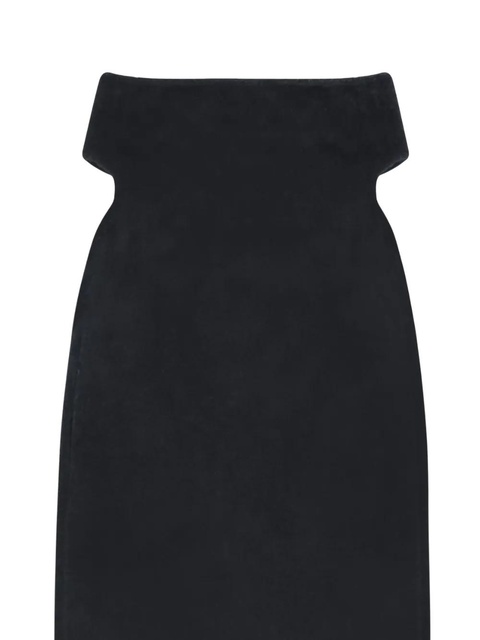 The Row notched maxi dress - Black - zdjęcie produktu nr 2
